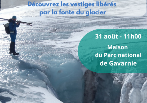 Présentation des vestiges du glacier Ossoue