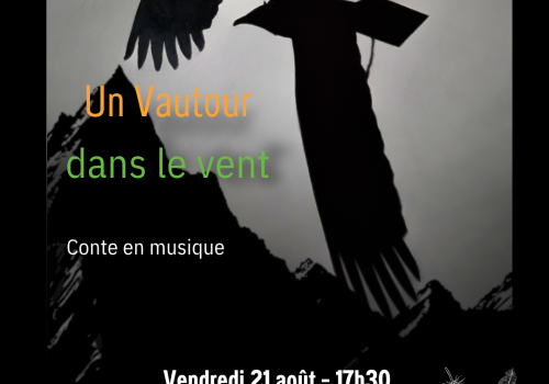 Un vautour dans le vent