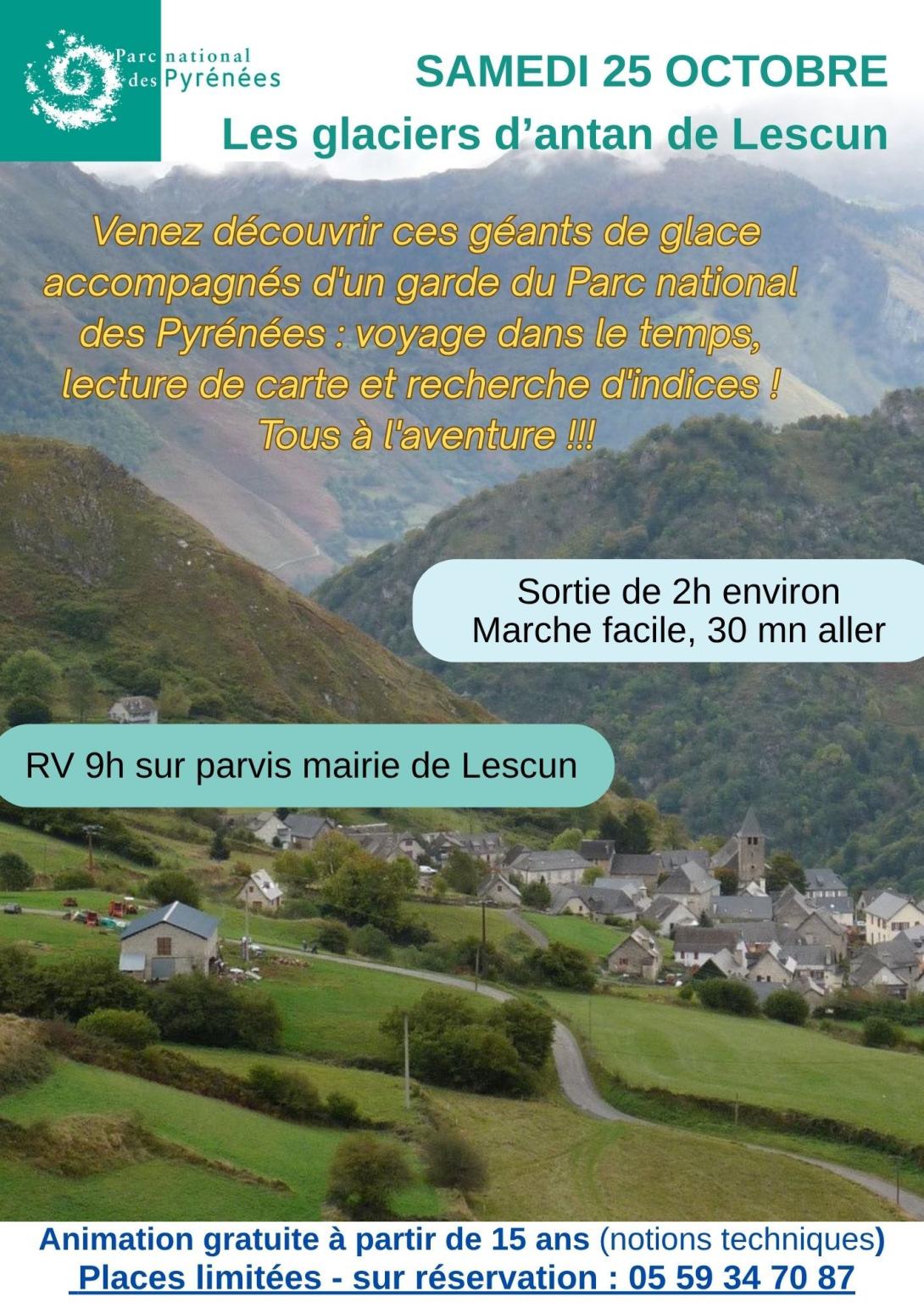Sortie glaciers